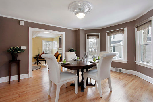 Dining room in suburban home