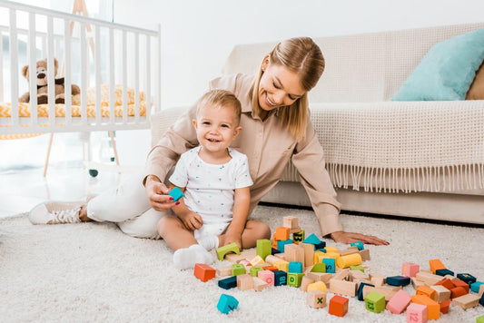 carpeted playroom
