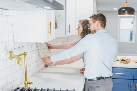 couple buying a home